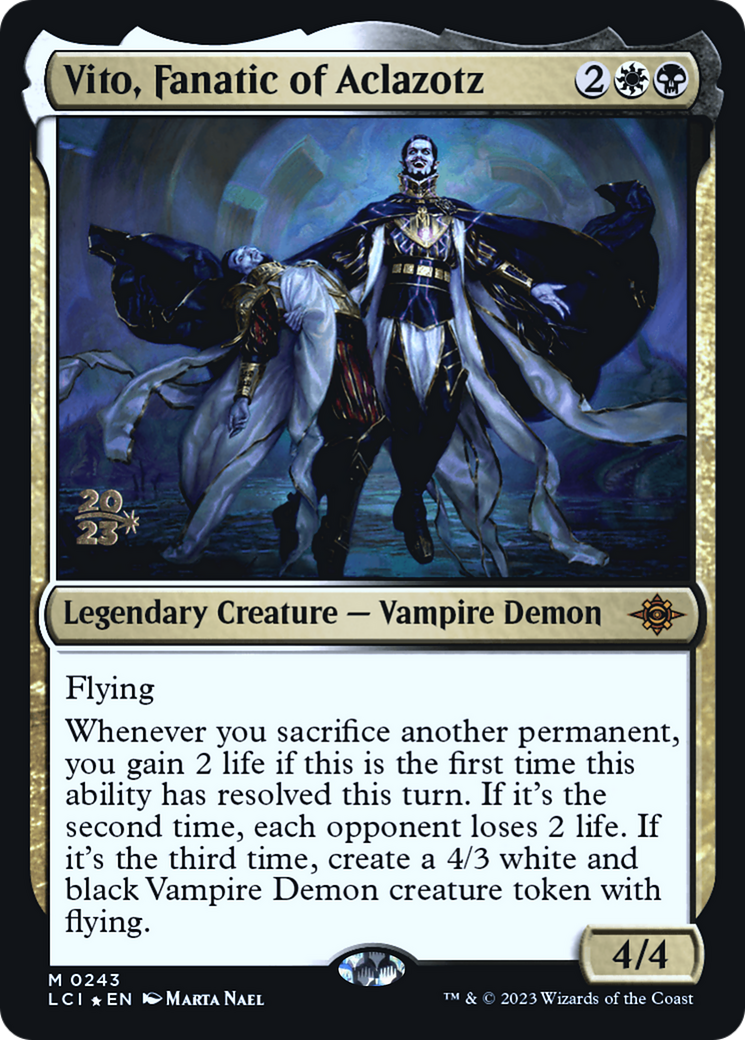 Vito, Fanatic of Aclazotz (PRE-243S) - The Lost Caverns of Ixalan Promos Foil