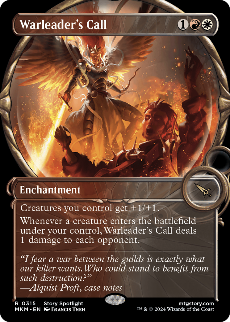 Warleader's Call (Showcase) (MKM-315) - Murders at Karlov Manor: (Showcase) Foil