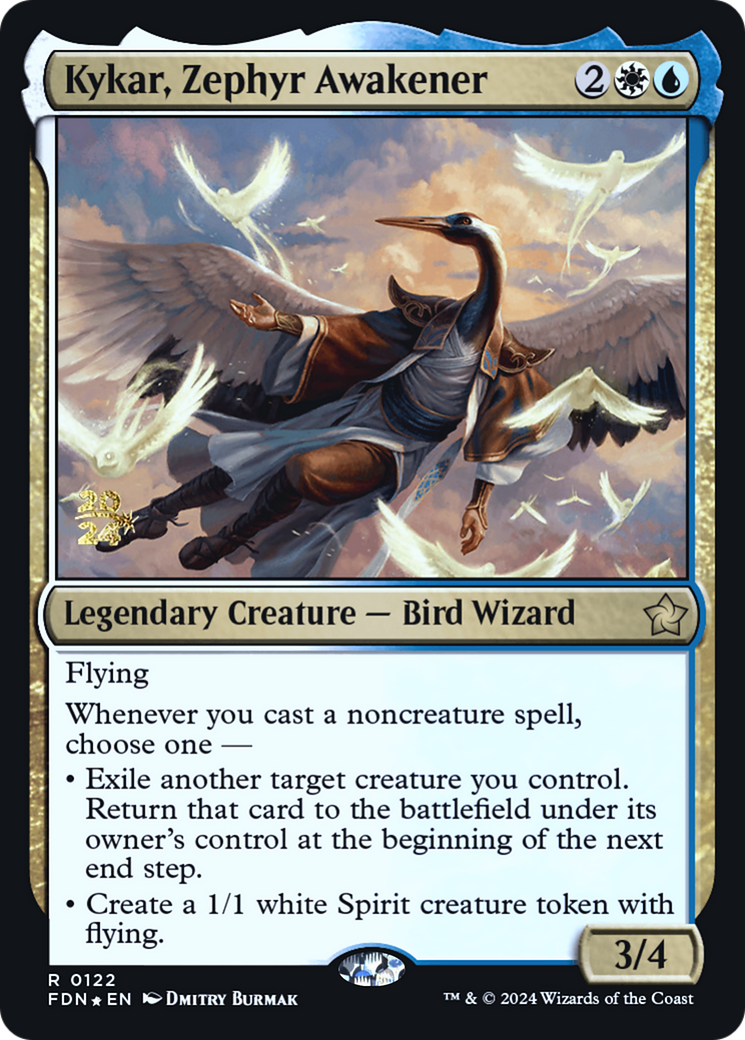 Kykar, Zephyr Awakener (PRE-122S) - Foundations Promos Foil