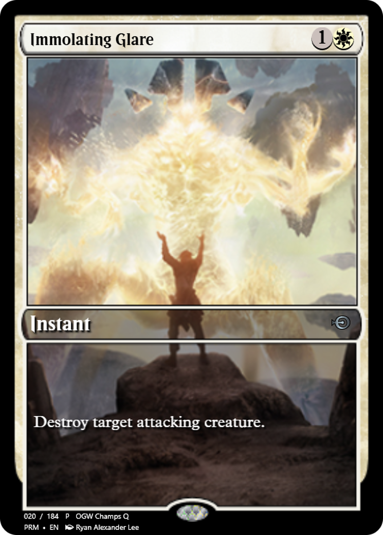 Immolating Glare (PRM-59669) - Magic Online Promos Foil