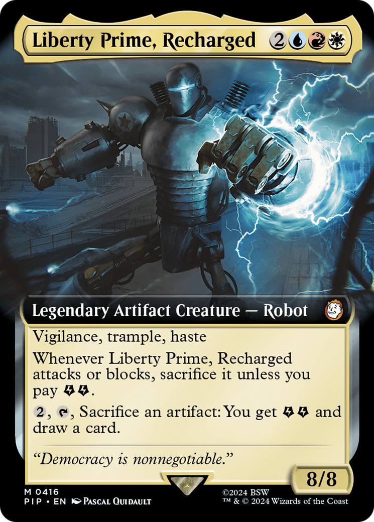 Liberty Prime, Recharged (Extended Art) (PIP-416) - Fallout: (Extended Art)