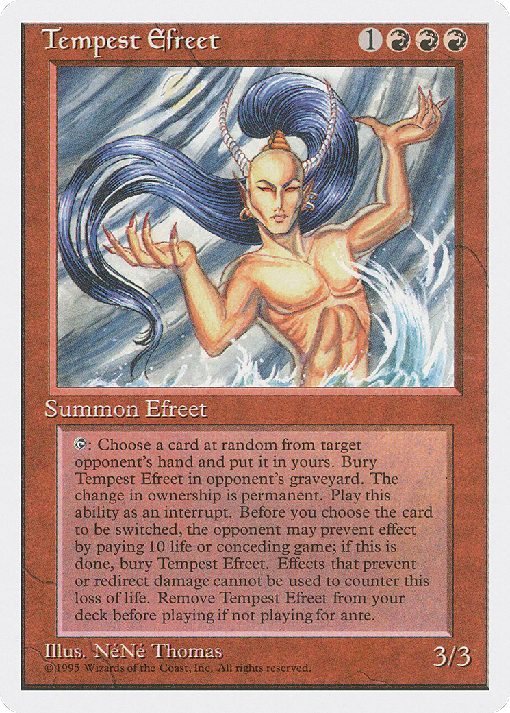 Tempest Efreet (4ED-) - Fourth Edition
