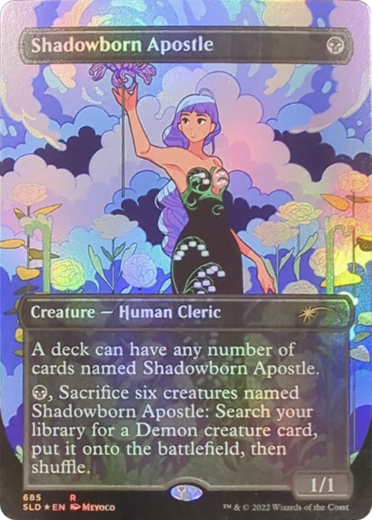 Shadowborn Apostle (685) (SLD-685) - Secret Lair Drop (Borderless) Foil