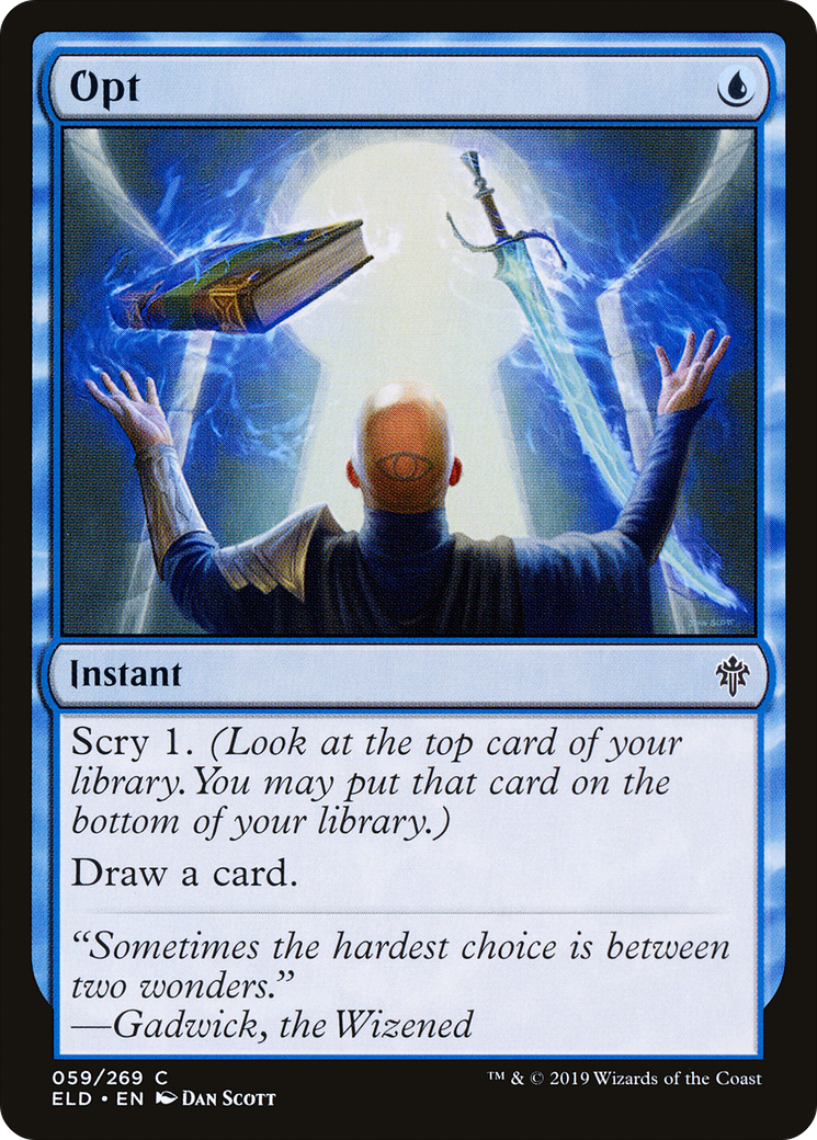 Opt (ELD-059) - Throne of Eldraine Foil
