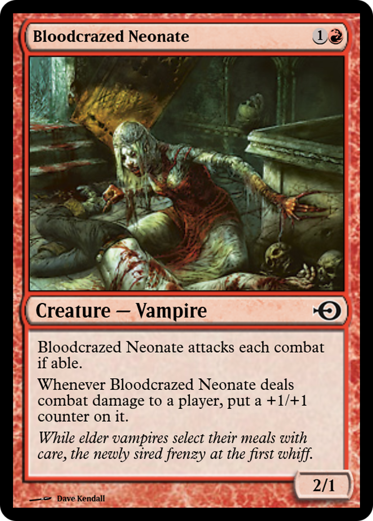 Bloodcrazed Neonate (PRM-42862) - Magic Online Promos Foil