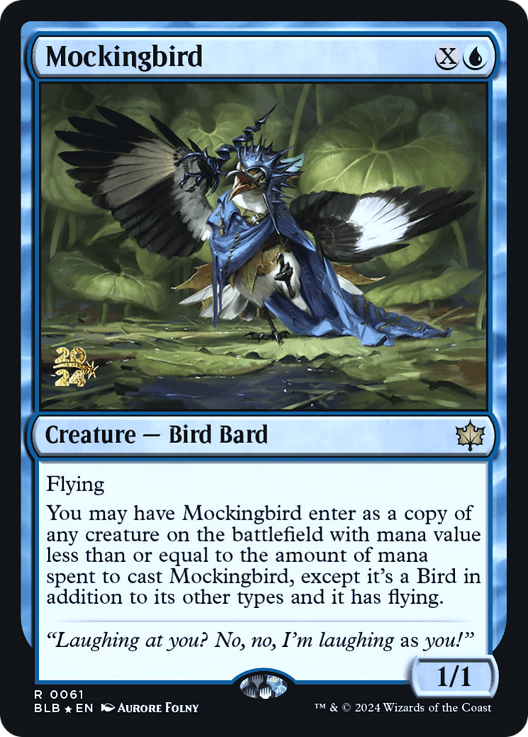 Mockingbird (PRE-061) - Bloomburrow Promos Foil