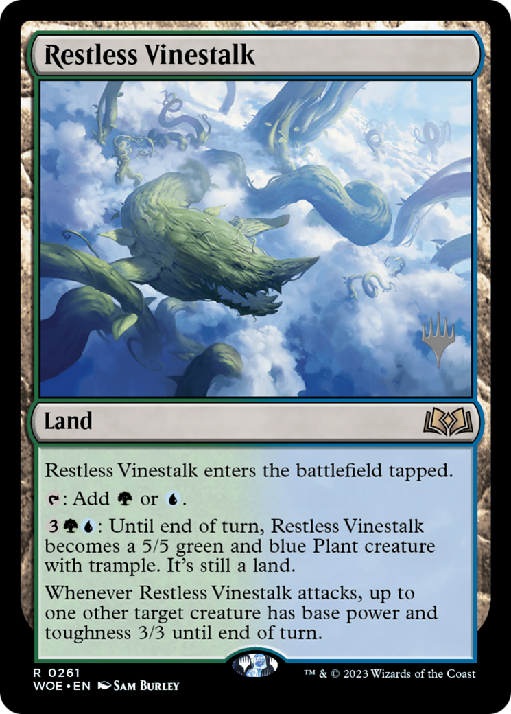 Restless Vinestalk (PPWOE-261P) - Wilds of Eldraine Promos