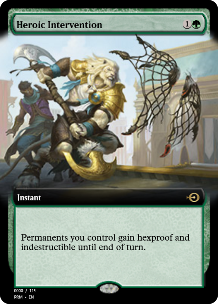 Heroic Intervention (PRM-81988) - Magic Online Promos