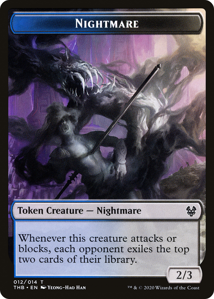 Nightmare Token (THB-012) - Theros Beyond Death Tokens