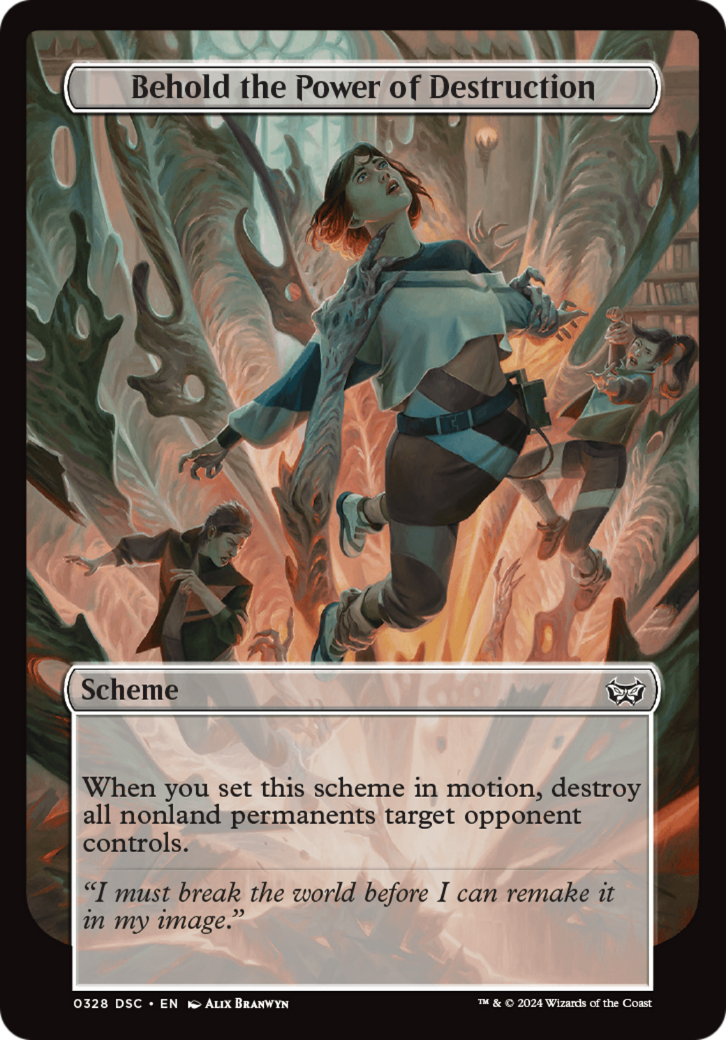 Behold the Power of Destruction (A:DSC-328) - Duskmourn: House of Horror Commander
