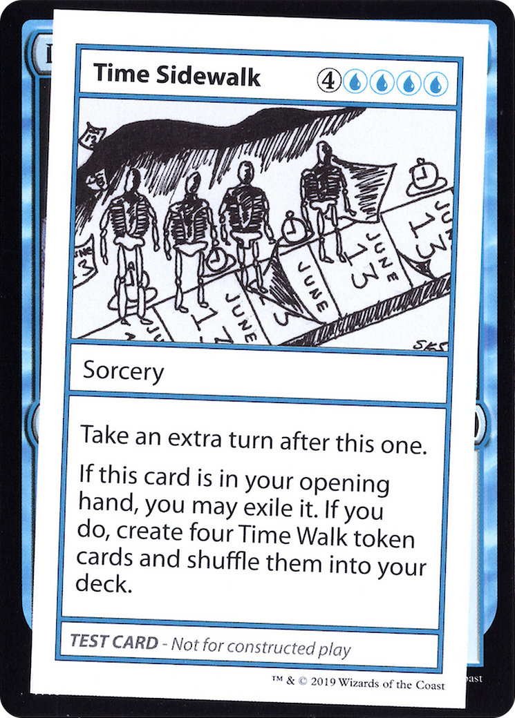 Time Sidewalk (No PW Symbol) (CMB1-031) - Mystery Booster Playtest Cards 2021
