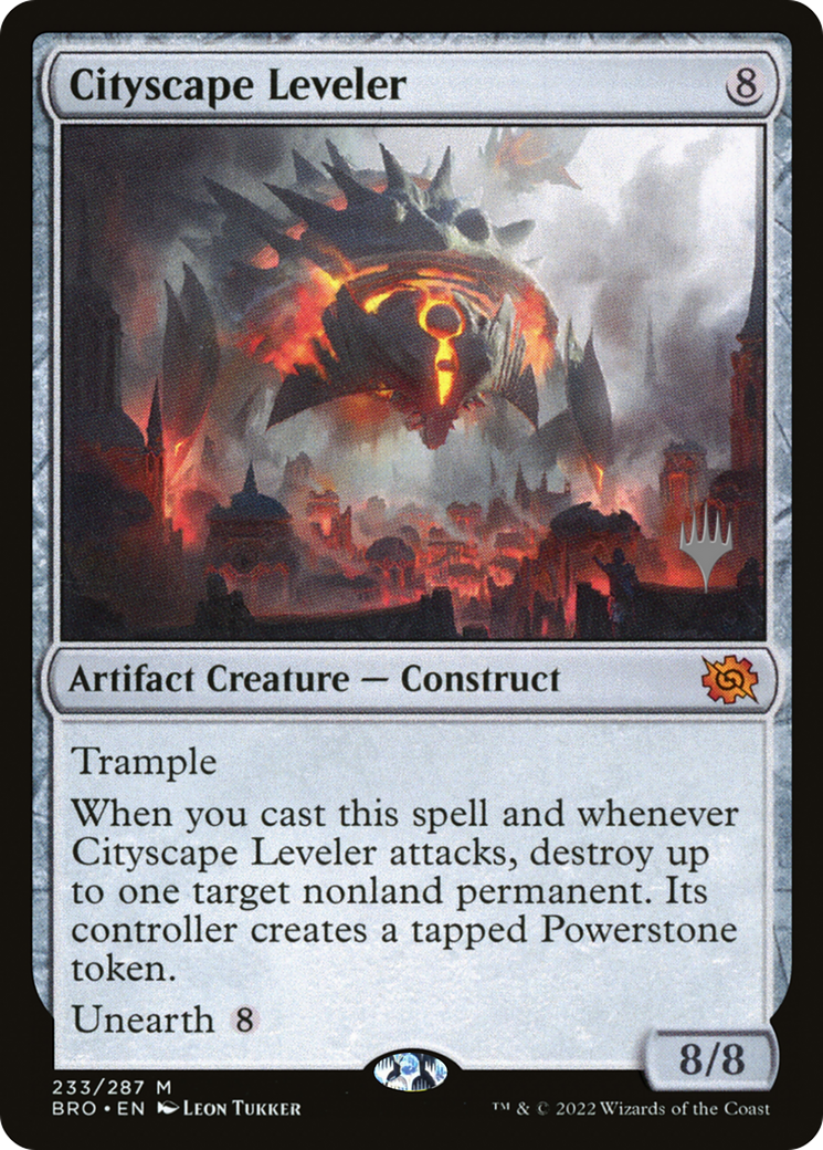 Cityscape Leveler (PPBRO-233P) - The Brothers' War Promos Foil