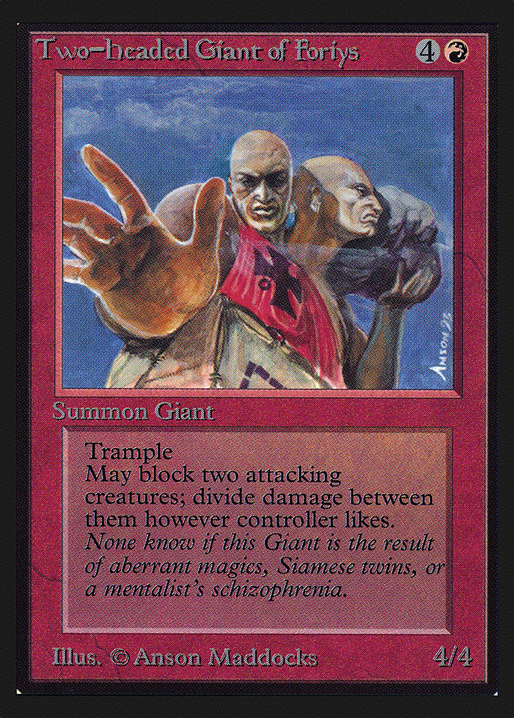 Two-Headed Giant of Foriys (IE) (IED-180) - Intl. Collectors' Edition