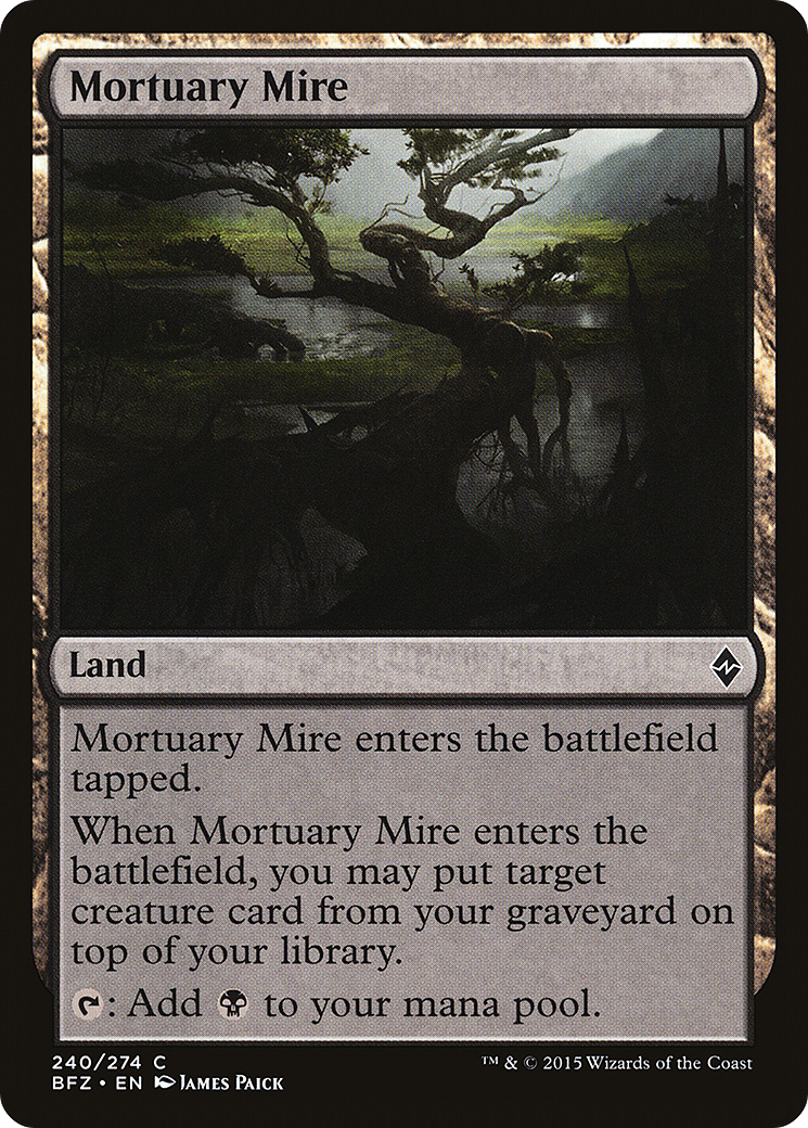 Mortuary Mire (BFZ-240) - Battle for Zendikar
