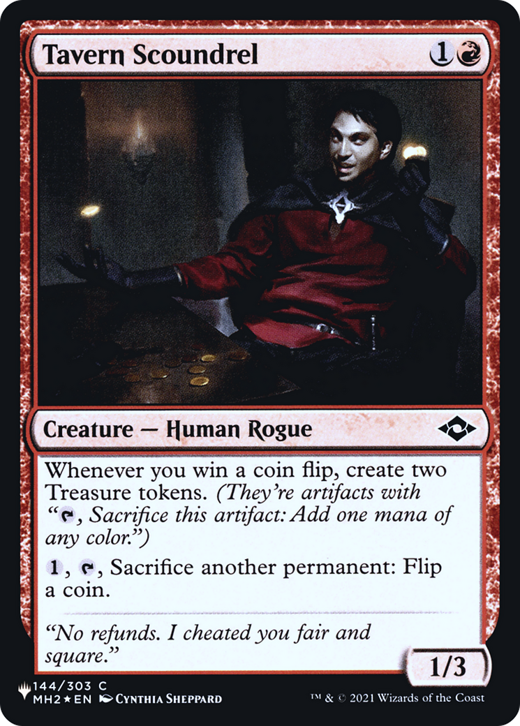 Tavern Scoundrel (LIST-MH2-144) - The List Foil