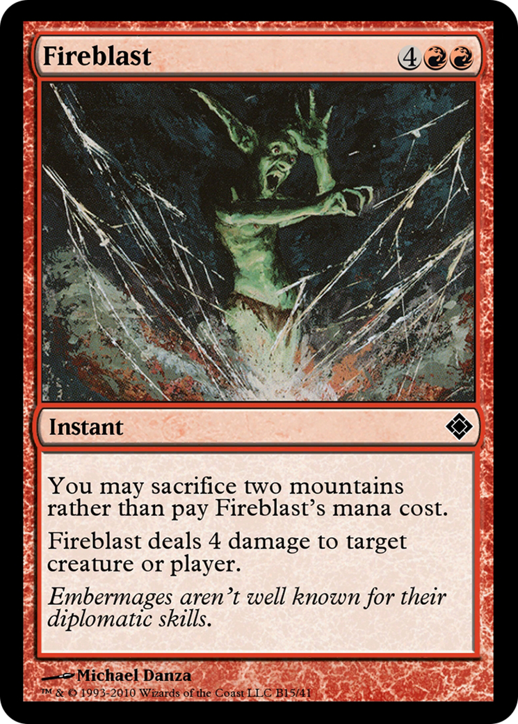 Fireblast (TD0-B15) - Magic Online Theme Decks