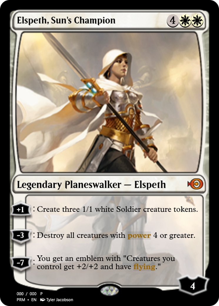Elspeth, Sun's Champion (PRM-59647) - Magic Online Promos Foil