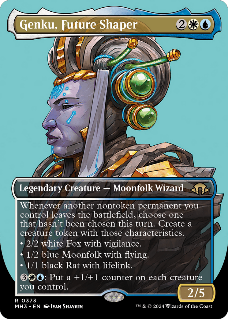 Genku, Future Shaper (Borderless) (MH3-373) - Modern Horizons 3 (Borderless)