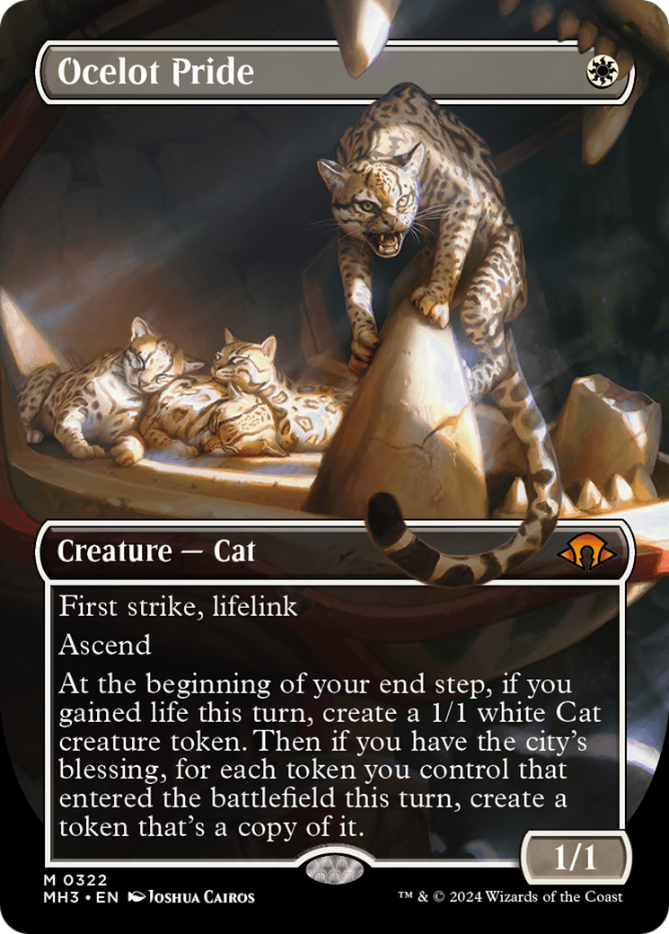 Ocelot Pride (Borderless) (MH3-322) - Modern Horizons 3 (Borderless)
