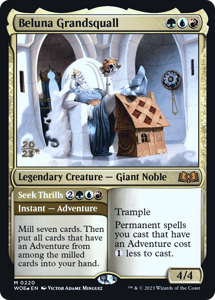 Beluna Grandsquall (PRE-220S) - Wilds of Eldraine Promos Foil