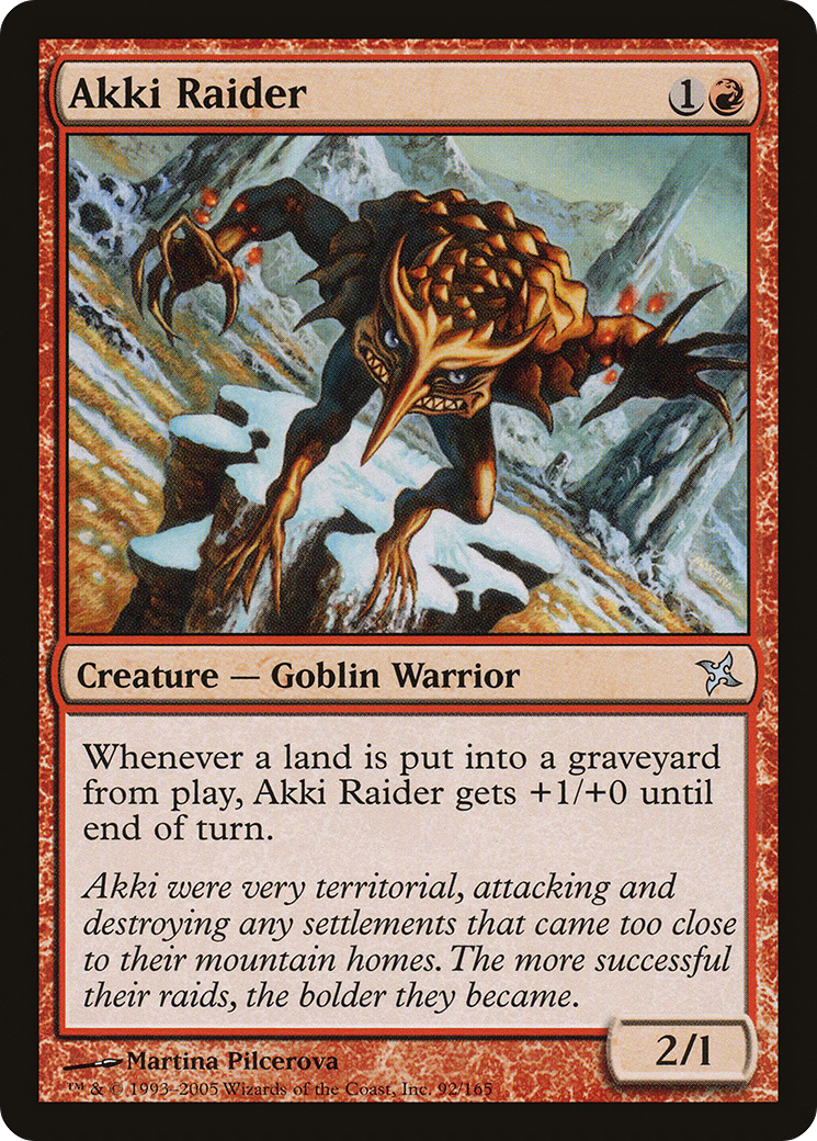 Akki Raider (BOK-092) - Betrayers of Kamigawa Foil