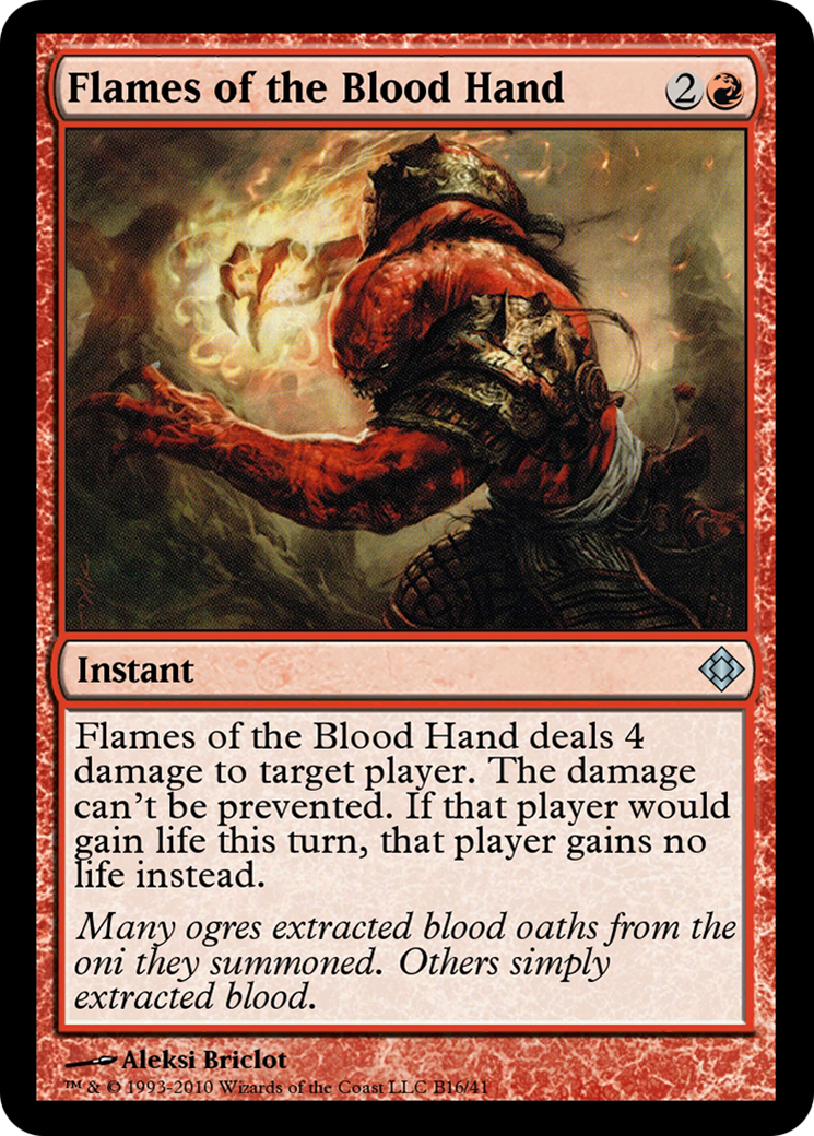 Flames of the Blood Hand (TD0-B16) - Magic Online Theme Decks