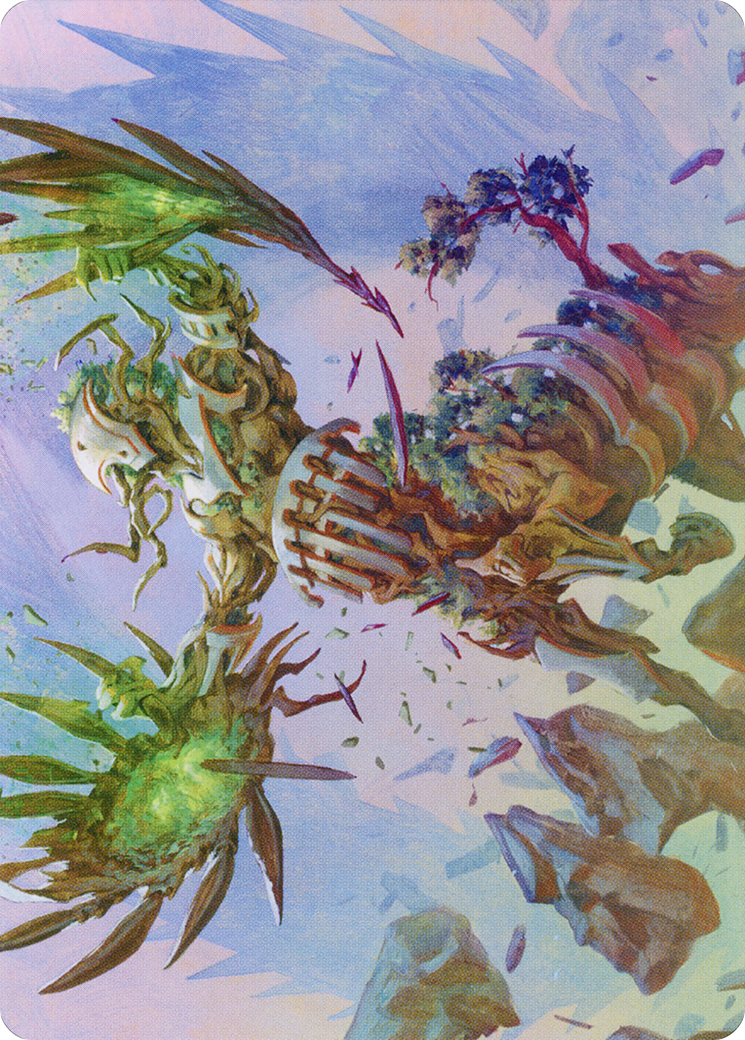Botanical Brawler // Botanical Brawler (AMOM-043) - March of the Machine Art Series (Borderless)