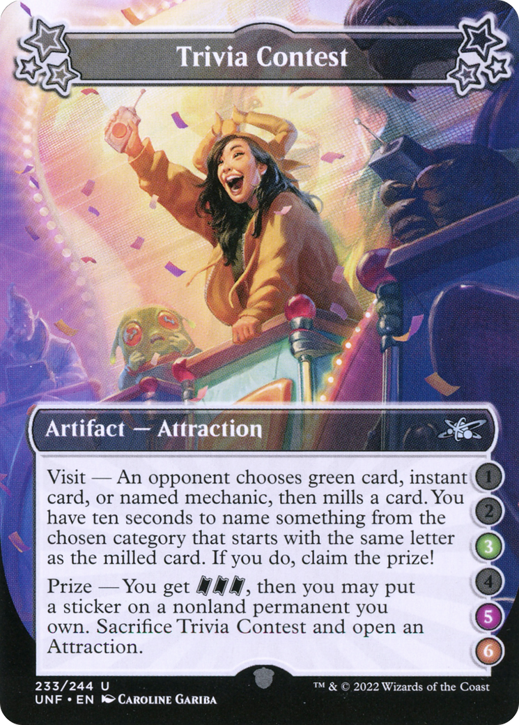 Trivia Contest (3-5-6) (UNF-233E) - Unfinity Foil