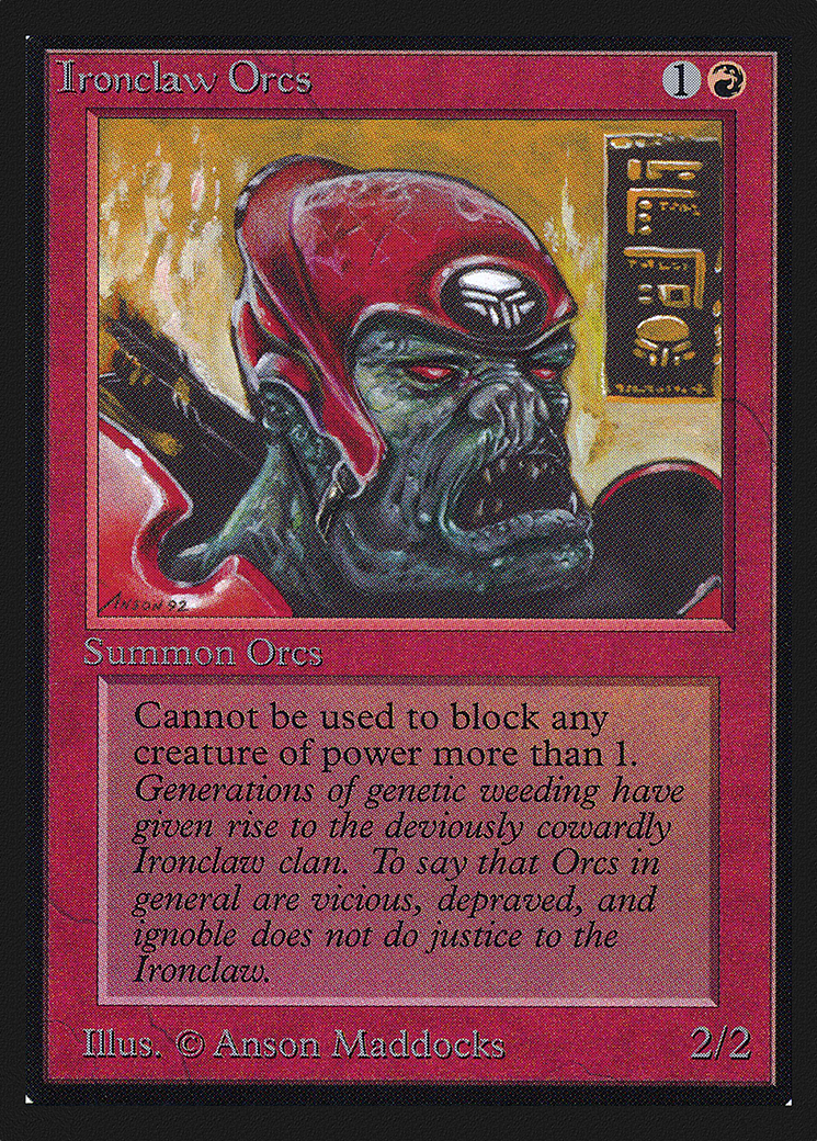 Ironclaw Orcs (IE) (IED-160) - Intl. Collectors' Edition