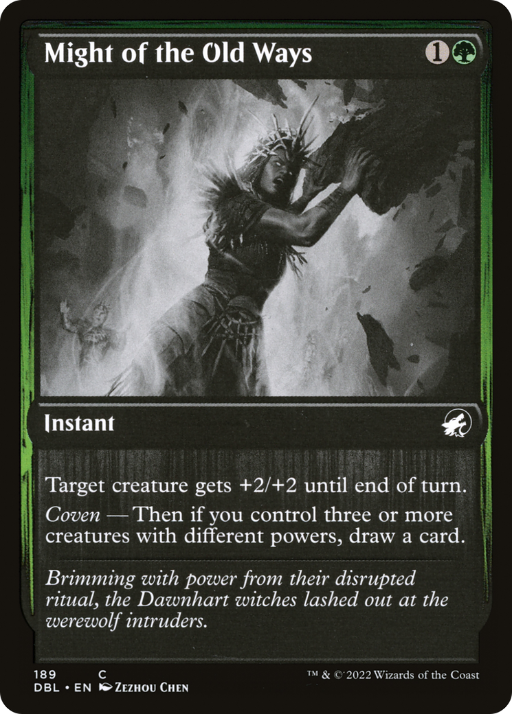 Might of the Old Ways (DBL-189) - Innistrad: Double Feature
