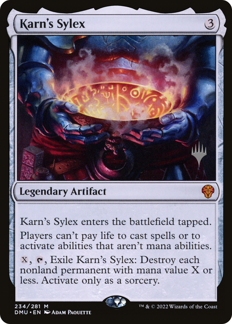 Karn's Sylex (PPDMU-234P) - Dominaria United Promos Foil