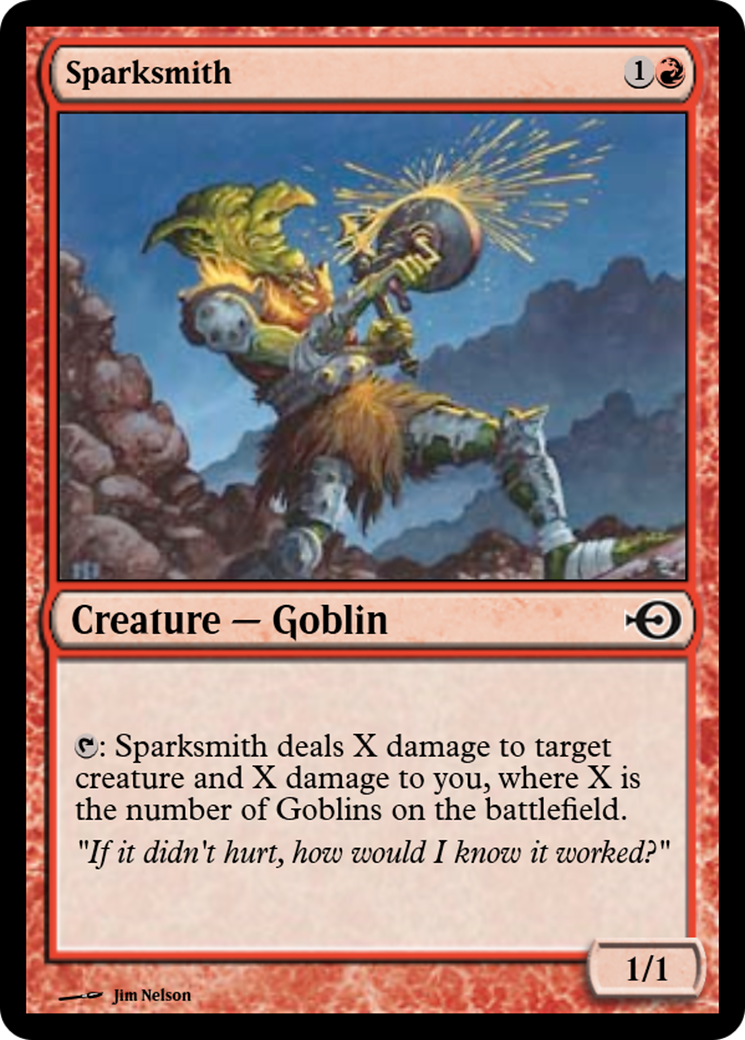 Sparksmith (PRM-32569) - Magic Online Promos Foil