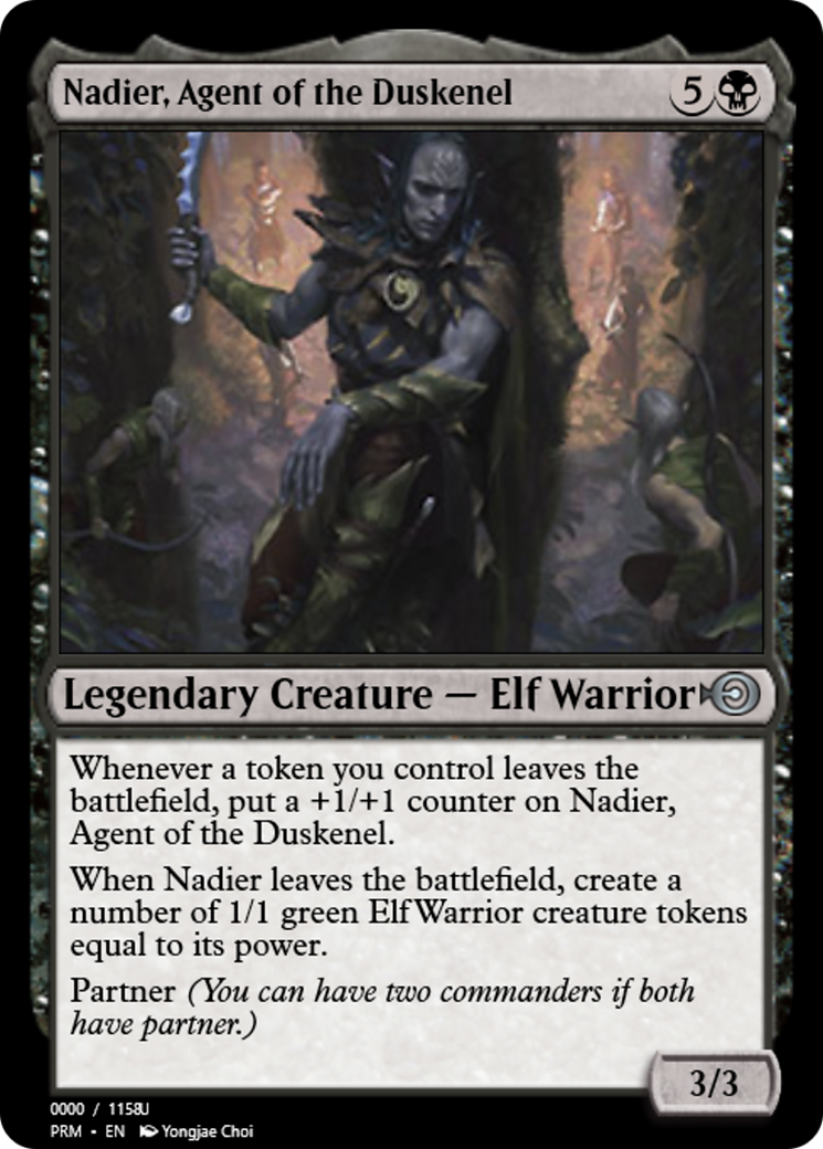 Nadier, Agent of the Duskenel (PRM-86294) - Magic Online Promos Foil