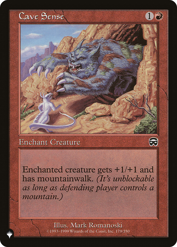 Cave Sense (LIST-179/350) - The List