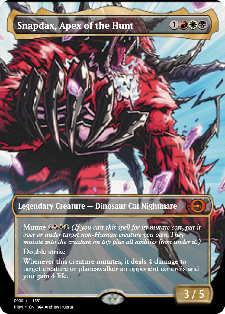 Snapdax, Apex of the Hunt (PRM-80989) - Magic Online Promos Foil