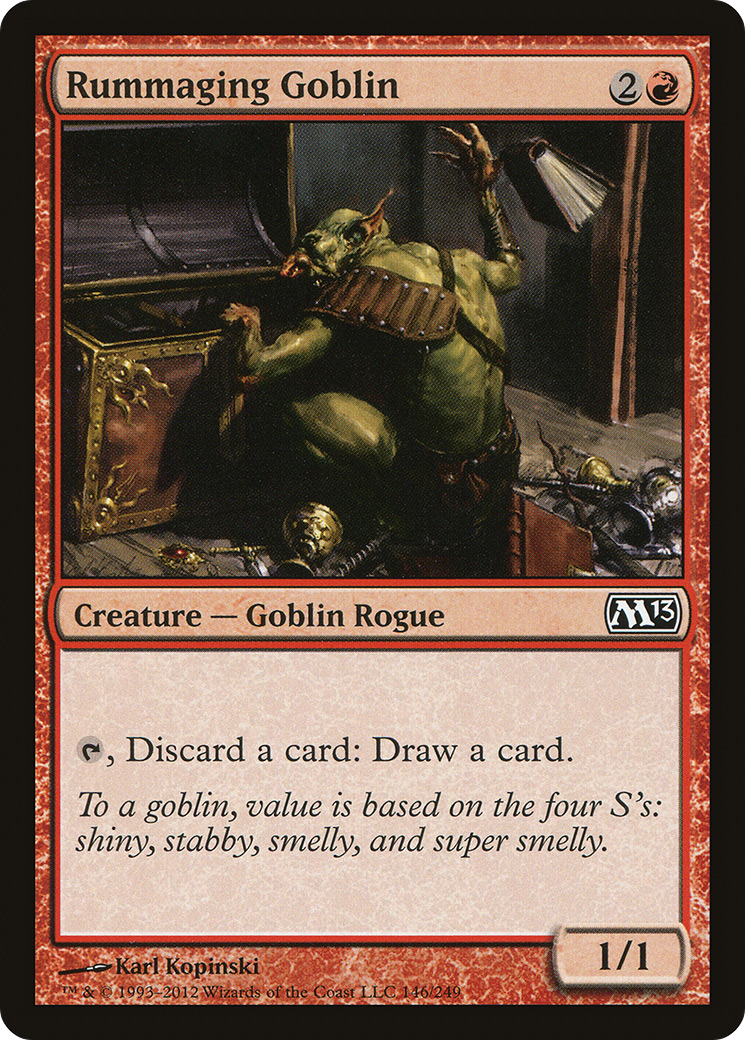Rummaging Goblin (M13-146) - Magic 2013 Foil