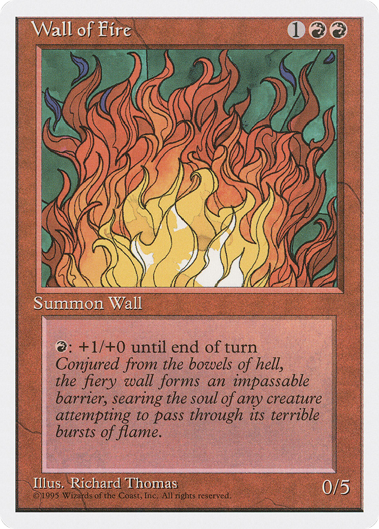 Wall of Fire (4ED-) - Fourth Edition