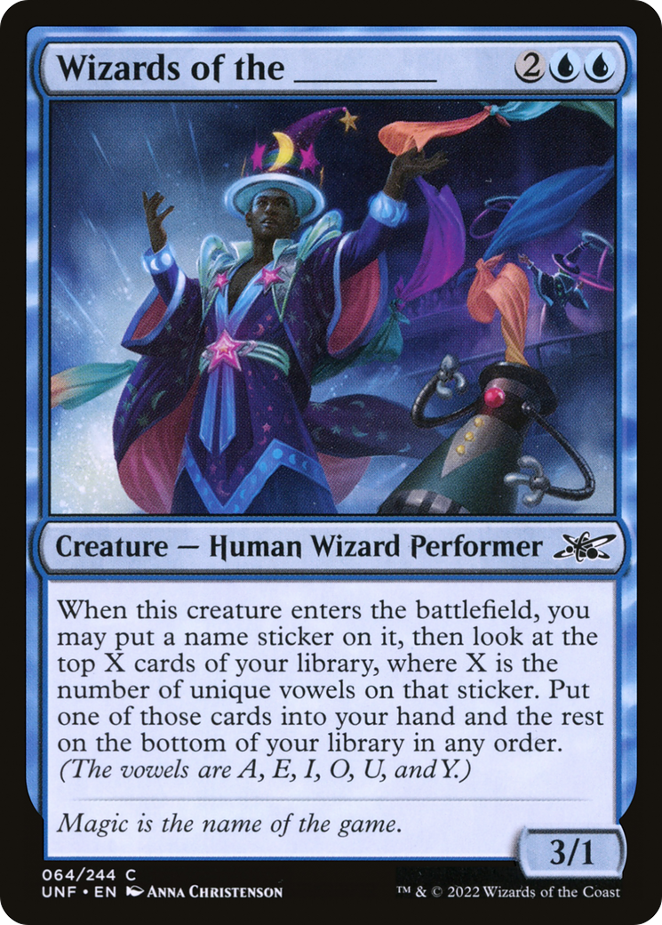 Wizards of the _______ (UNF-064) - Unfinity