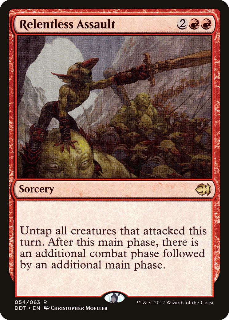 Relentless Assault (DDT-054) - Duel Decks: Merfolk vs. Goblins