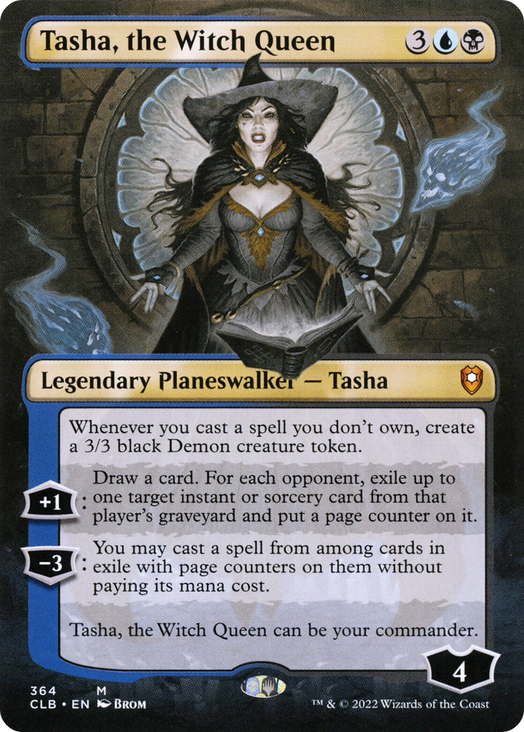 Tasha, the Witch Queen (Borderless) (CLB-364) - Commander Legends: Battle for Baldur's Gate (Borderless)