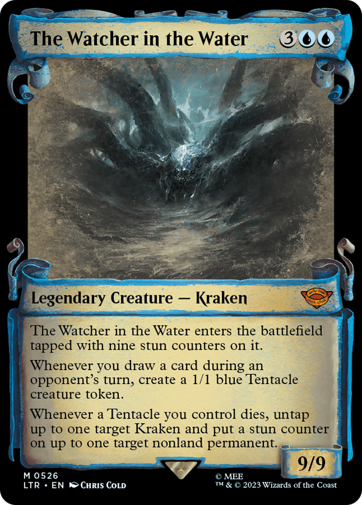 The Watcher in the Water (Showcase Scrolls) (LTR-526) - The Lord of the Rings: Tales of Middle-earth: (Showcase)