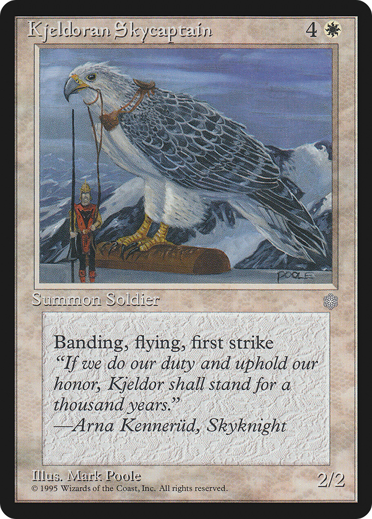 Kjeldoran Skycaptain (ICE-) - Ice Age