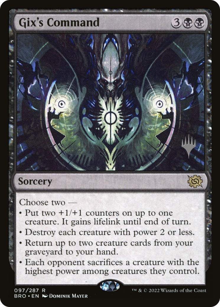 Gix's Command (PPBRO-97P) - The Brothers' War Promos