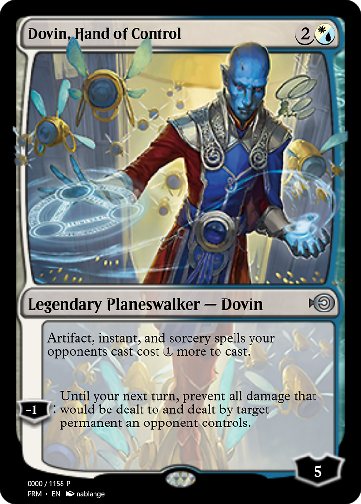 Dovin, Hand of Control (PRM-72227) - Magic Online Promos Foil