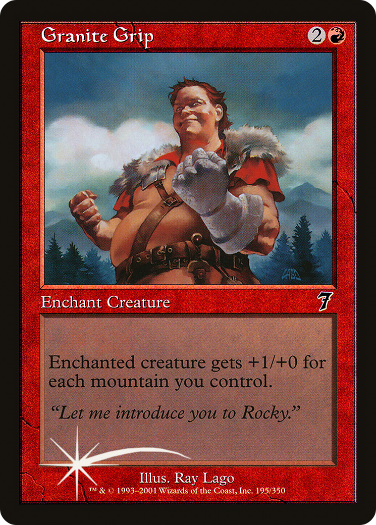 Granite Grip (7ED-195★) - Seventh Edition Foil