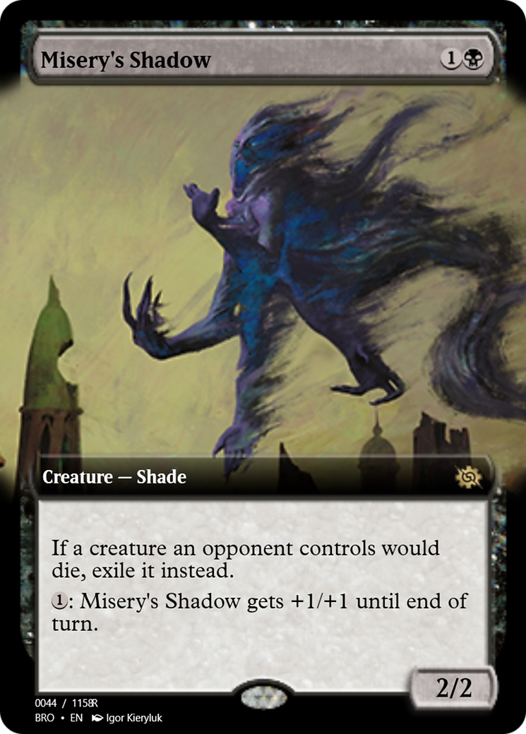 Misery's Shadow (PRM-105696) - Magic Online Promos Foil