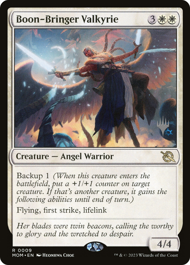 Boon-Bringer Valkyrie (PPMOM-09P) - March of the Machine Promos