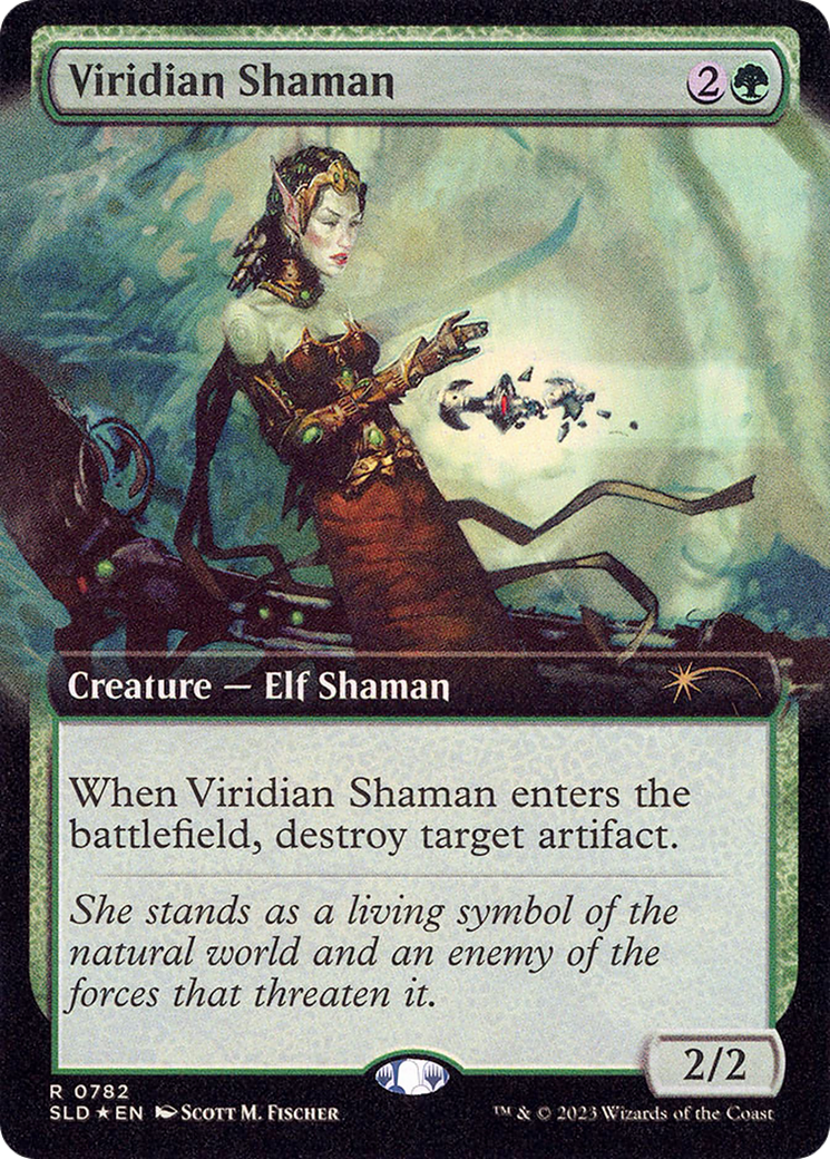 Viridian Shaman (SLD-782) - Secret Lair Drop: (Extended Art) Foil