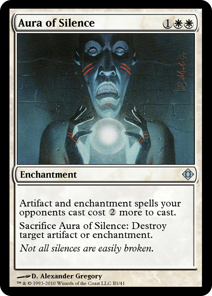 Aura of Silence (TD0-0B1) - Magic Online Theme Decks