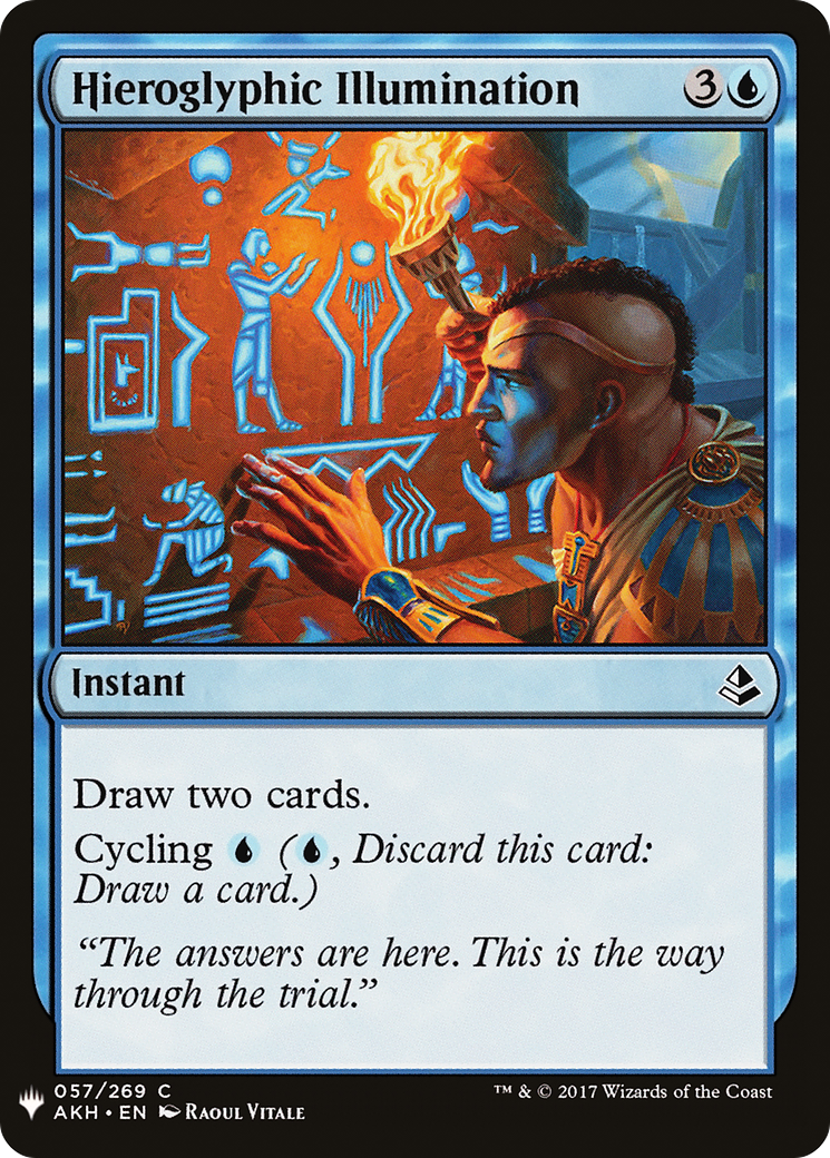 Hieroglyphic Illumination (LIST-AKH-57) - The List